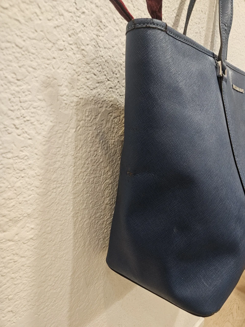 MICHAEL Michael Kors Sady Large Multi-Functional Top Zip Tote Bag Navy Saffiano